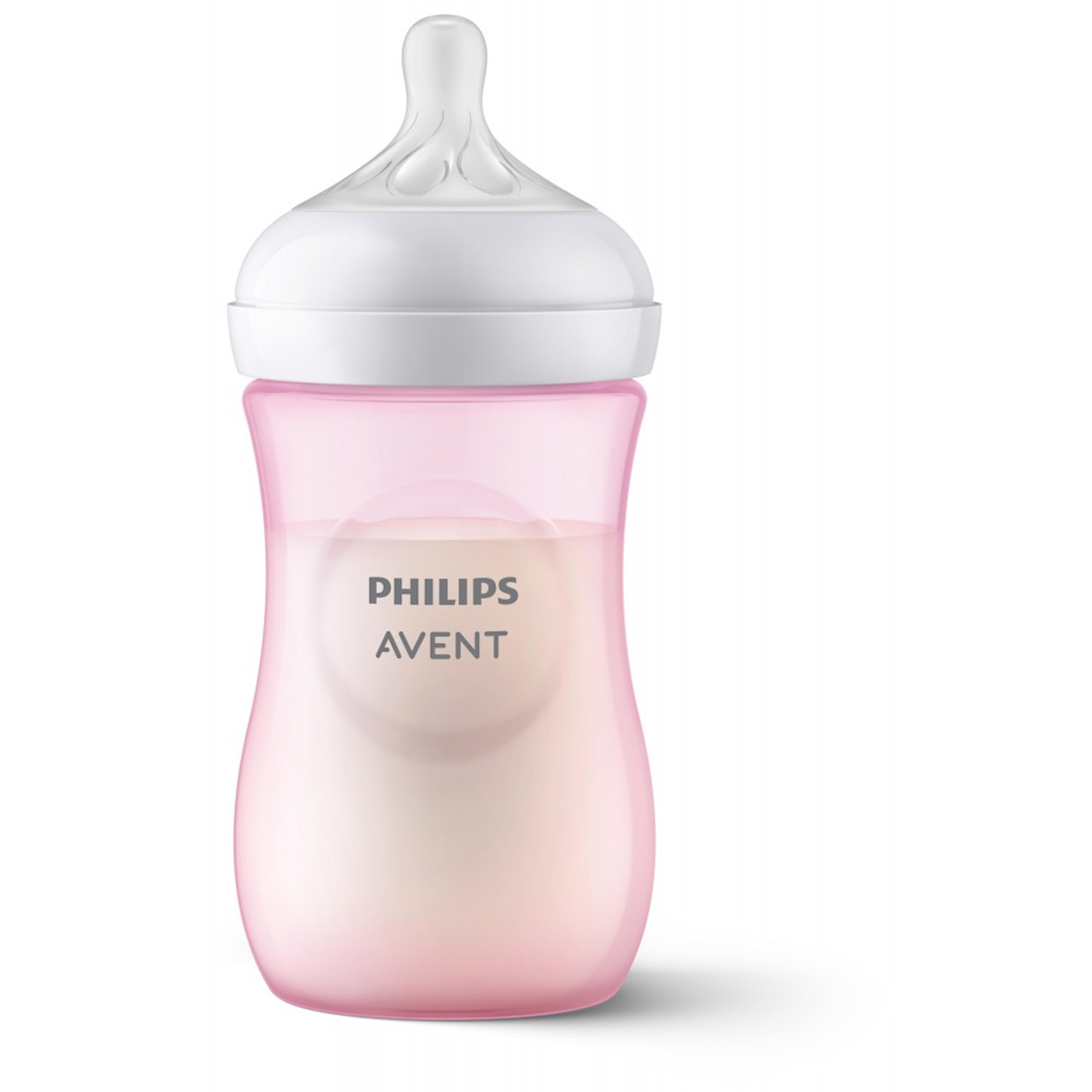 Philips AVENT / Бутылочка для кормления Natural Response, 260 мл, пластик, розовая, SCY903/11
